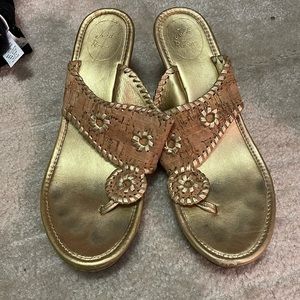 Jack Rogers cork wedges